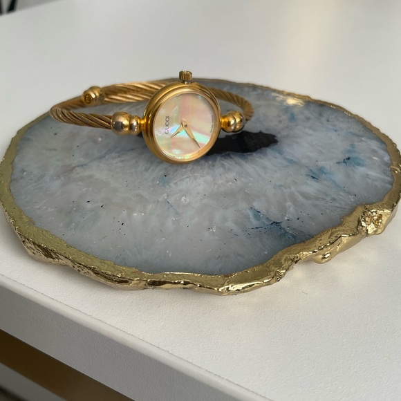 Authentic Gucci 2700.2.L  Vintage Gold Plated Rope Cable Watch - Picture 6 of 6